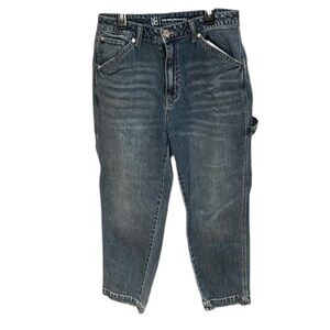 No Boundaries size 15 blue carpenter / painter jeans medium wash